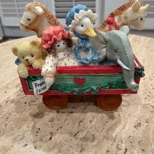Cherished Teddies,Toy Car,Rolling Along With Friends And Smiles, 1996